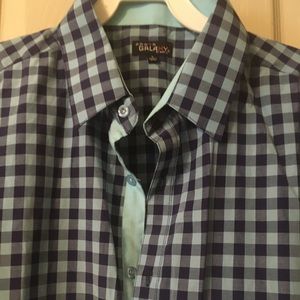 NWOT Galaxy by Harvic dress shirt slim fit. large